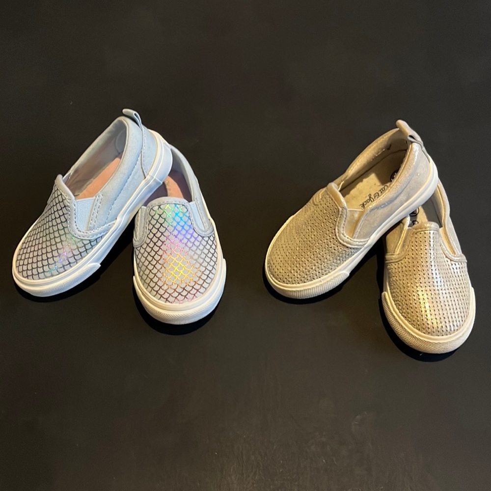 EUC Set of children’s slip on sneakers